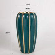 Vasos luxo em cerâmica esmaltada - 03 Cores