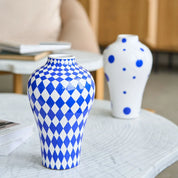 Linha de vasos Blue Ivy - em porcelana