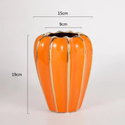 Vasos luxo em cerâmica esmaltada - 03 Cores