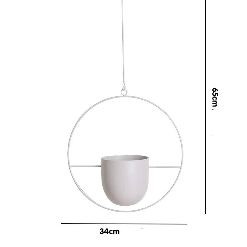 Vasos Suspensos Jungle Colors - em metal