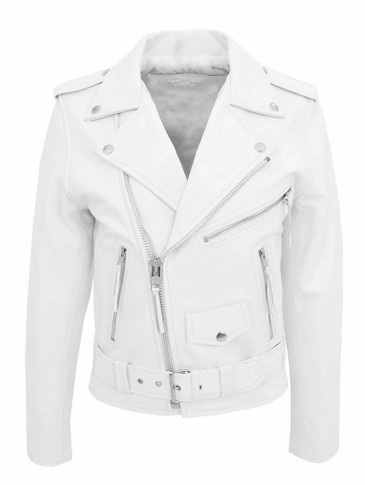 Jaqueta Masculina De Couro Biker Morada MR12